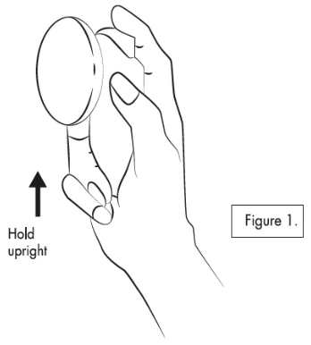 A drawing of a hand holding a round object

Description automatically generated