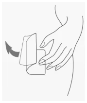 A hand holding a piece of paper

Description automatically generated